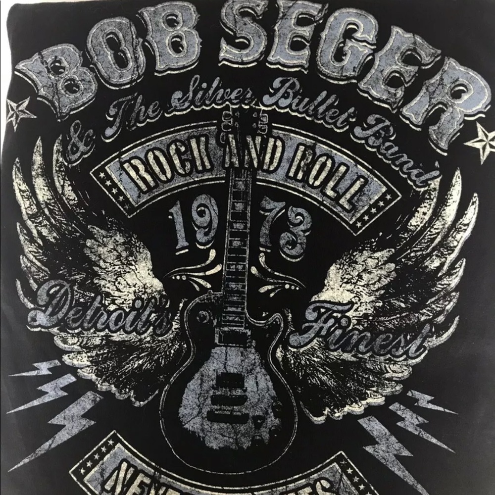 Bob Seger Silver Bullet band T shirt 2XL AA159